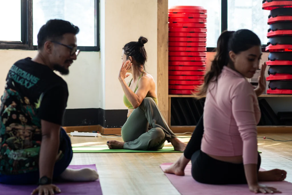 Yoga class