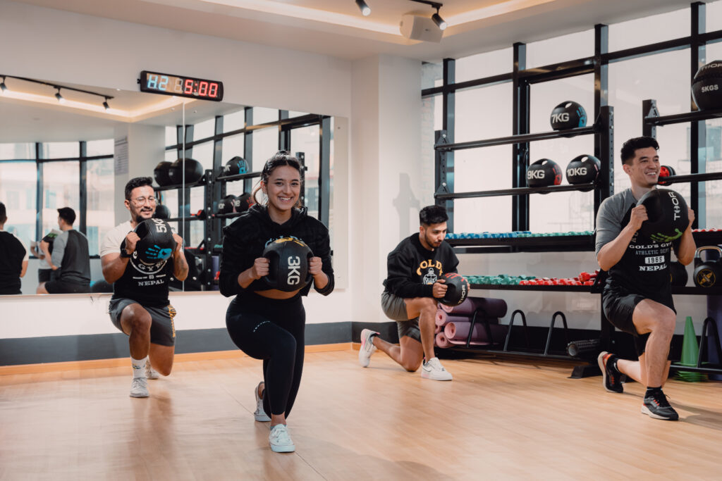 Group Fitness at Gold's Gym Nepal